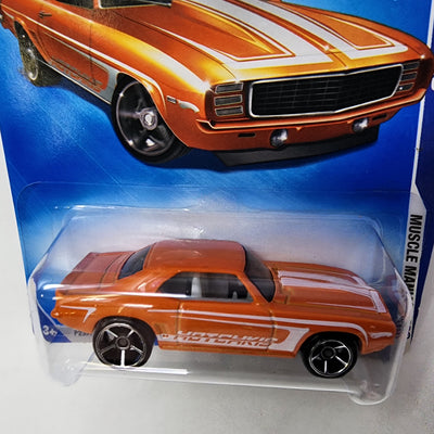 '69 Camaro #77 * Orange  * Hot Wheels 2009