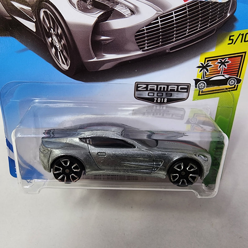 Aston Martin One-77 * Zamac * Hot Wheels 2018 w/ Factory Holo