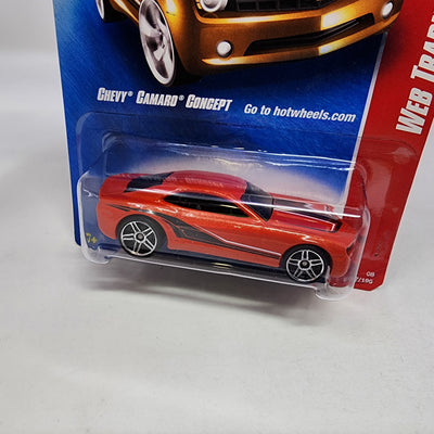 Chevy Camaro Concept #77 * Orange * Hot Wheels 2008