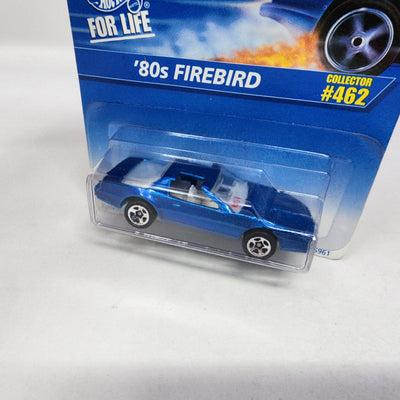 '80s Firebird #462 * Blue w/ 5sp Rims * Hot Wheels Blue Card