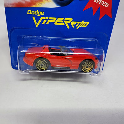 Dodge Viper RT/10 #210 * RED w/ Gold UH Rims * Hot Wheels Blue Card