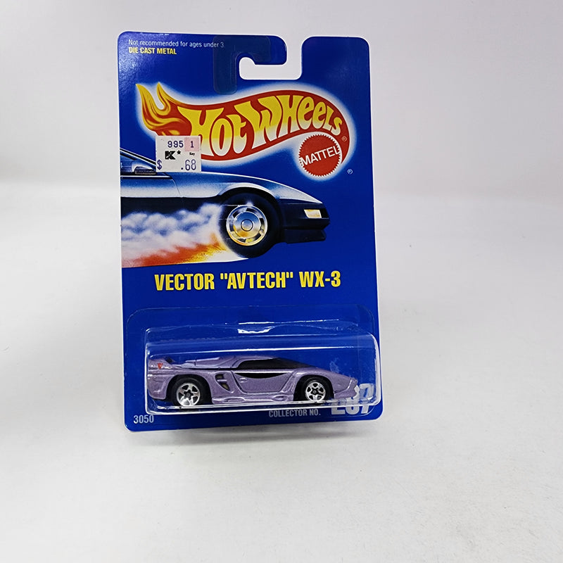 Vector Avtech WX-3 #207 * Hot Wheels Blue Card – Wheelcollectors LLC
