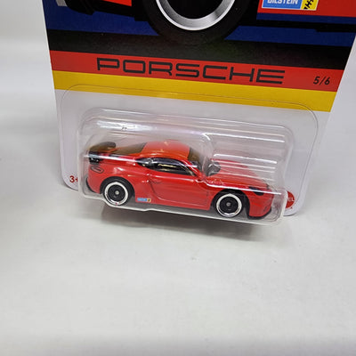 Porsche 718 Cayman GT4* RED * Hot Wheels Porsche Series