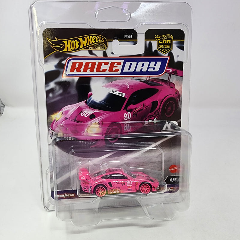 Porsche 911 GT3 R 992 * PINK ROXY CHASE * 2024 Hot Wheels RACE DAY Car Culture