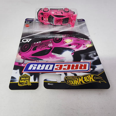 Porsche 911 GT3 R 992 * PINK ROXY CHASE * 2024 Hot Wheels RACE DAY Car Culture