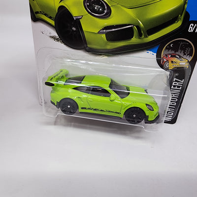 Porsche 911 GT3 RS #117 * GREEN * Hot Wheels 2017