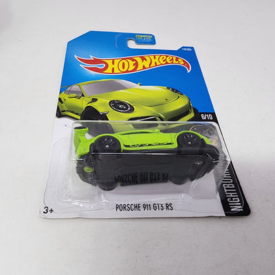 Porsche 911 GT3 RS #117 * GREEN * Hot Wheels 2017