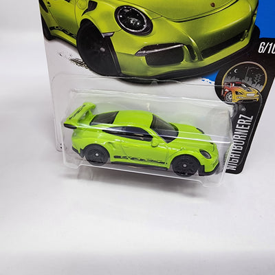 Porsche 911 GT3 RS #117 * GREEN * Hot Wheels 2017