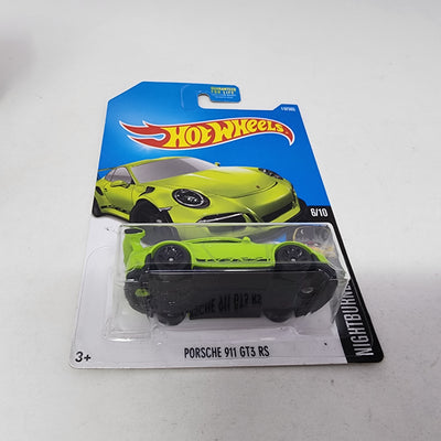 Porsche 911 GT3 RS #117 * GREEN * Hot Wheels 2017