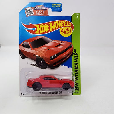 '15 Dodge Challenger SRT Hellcat #235 * RED * Hot Wheels 2015