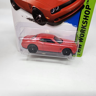 '15 Dodge Challenger SRT Hellcat #235 * RED * Hot Wheels 2015