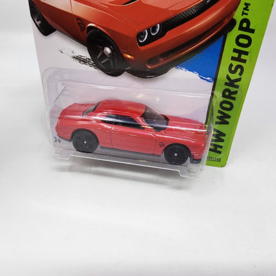 '15 Dodge Challenger SRT Hellcat #235 * RED * Hot Wheels 2015