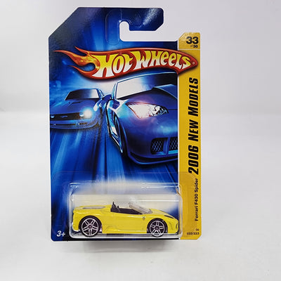 Ferrari F430 Spider #33 * Yellow * Hot Wheels 2006