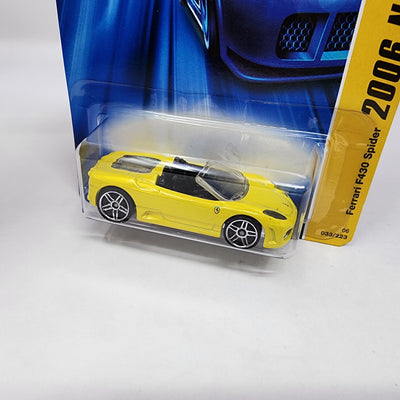 Ferrari F430 Spider #33 * Yellow * Hot Wheels 2006