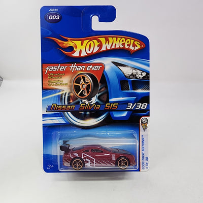 Nissan Silvia S15 #3 * Burgundy w/ FTE Rims * Hot Wheels 2006