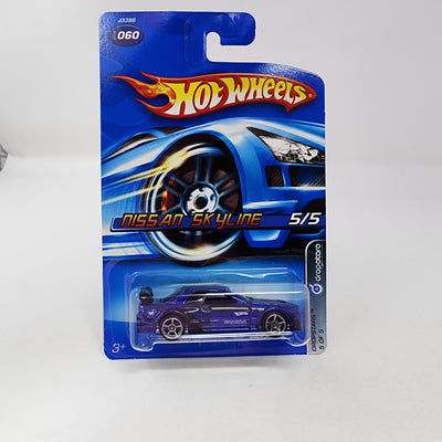 Nissan Skyline #60 * Dark Blue * Hot Wheels 2006