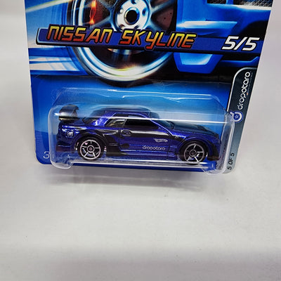 Nissan Skyline #60 * Dark Blue * Hot Wheels 2006