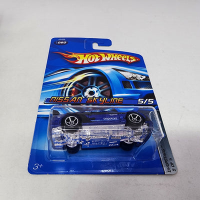 Nissan Skyline #60 * Dark Blue * Hot Wheels 2006