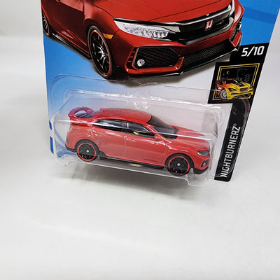 2018 Honda Civic Type R #171 * RED * Hot Wheels 2019