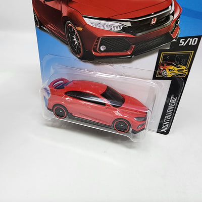 2018 Honda Civic Type R #171 * RED * Hot Wheels 2019