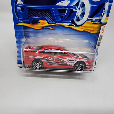 Honda Civic Si #27 * Red w/ PR5 Rims * 2001  Hot Wheels