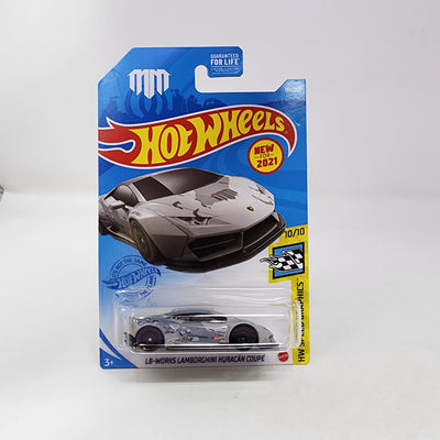 LB-Works Lamborghini Huracan Coupe #197 * Grey * 2021 Hot Wheels First Edition