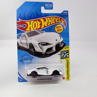 '20 Toyota GR Supra #178 * White * 2021 Hot Wheels