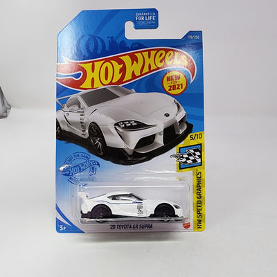 '20 Toyota GR Supra #178 * White * 2021 Hot Wheels