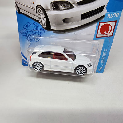 '99 Honda Civic Type R EK9 #214 * WHITE * 2021 Hot Wheels