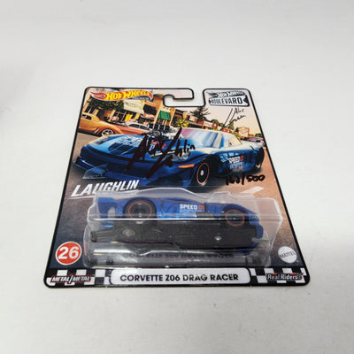 Corvette Z06 Drag Racer #26 * Hot Wheels Boulevard Signed by Alex Laughlin