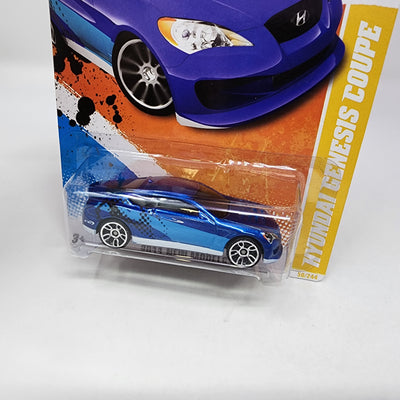 Hyundai Genesis Coupe #50 * Blue * 2011 Hot Wheels