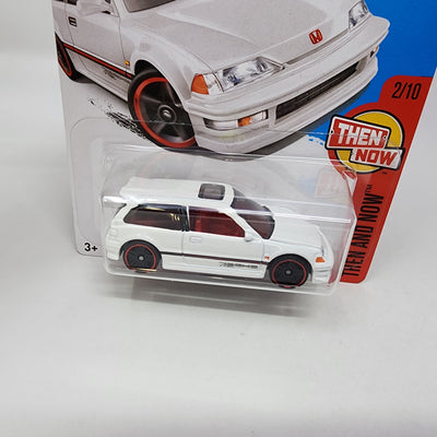 '90 Honda Civic EF #330 * WHITE* 2017 Hot Wheels