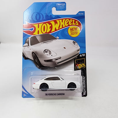 '98 Porsche Carrera #155 * WHITE * 2019 Hot Wheels