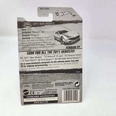 Ferrari FF #45 * Silver * 2011 Hot Wheels