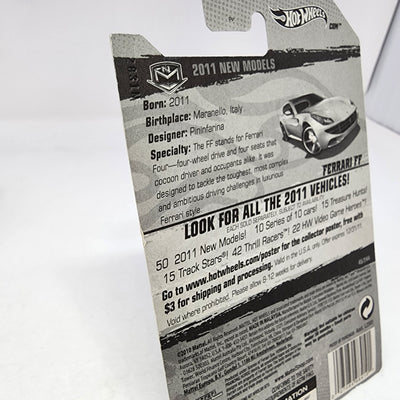 Ferrari FF #45 * Silver * 2011 Hot Wheels
