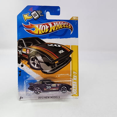 Mazda RX-7 #31 * Black * 2012 Hot Wheels