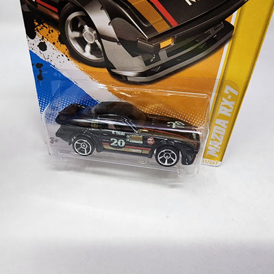 Mazda RX-7 #31 * Black * 2012 Hot Wheels