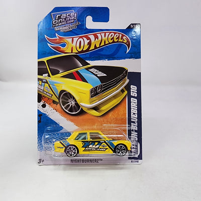 Datsun Bluebird 510 #97 * Yellow * 2011 Hot Wheels