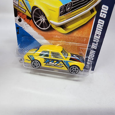 Datsun Bluebird 510 #97 * Yellow * 2011 Hot Wheels