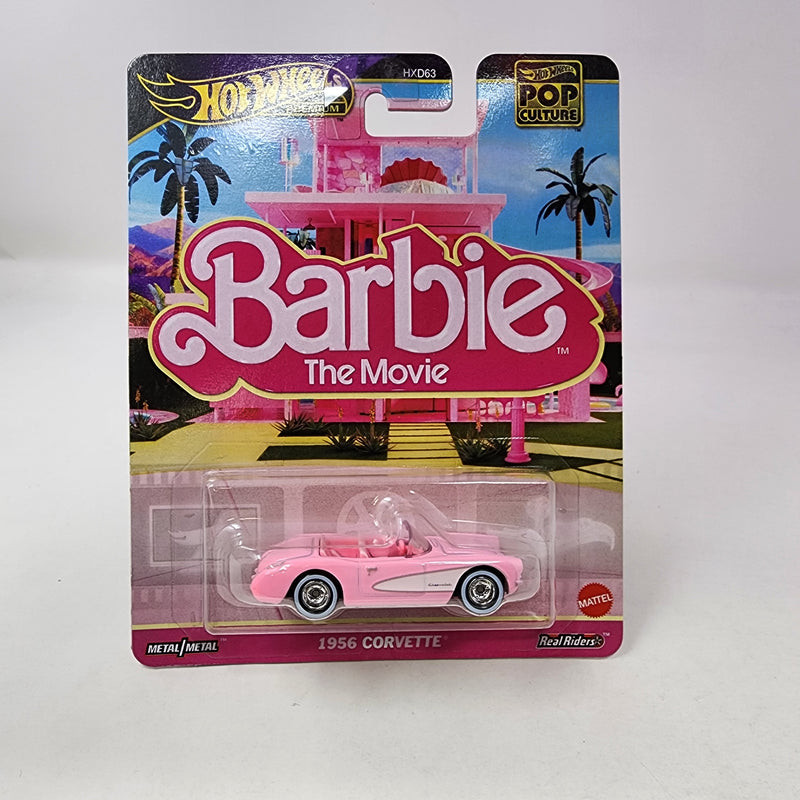 1956 Corvette Barbie The Movie * 2025 Hot Wheels Pop Culture Case H