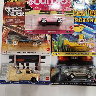 New! Complete 5 Car Set from Case H * 2025 Hot Wheels Pop Culture Case H