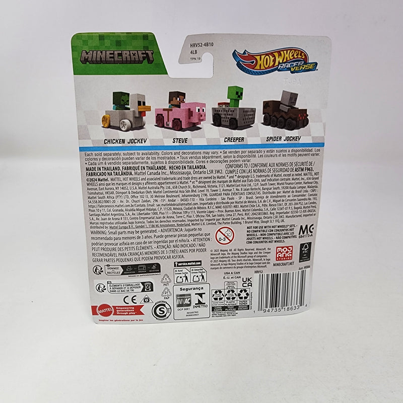 Creeper Minecraft * 2025 Hot Wheels Racer Verse Case J * NEW!