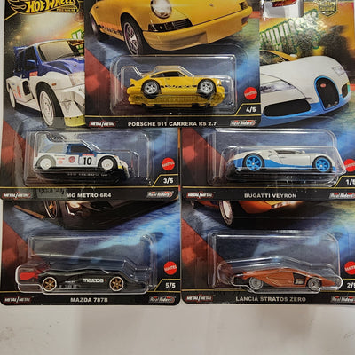 Complete 5 Car Set * 2025 Hot Wheels HAMMER DROP Car Culture Case F