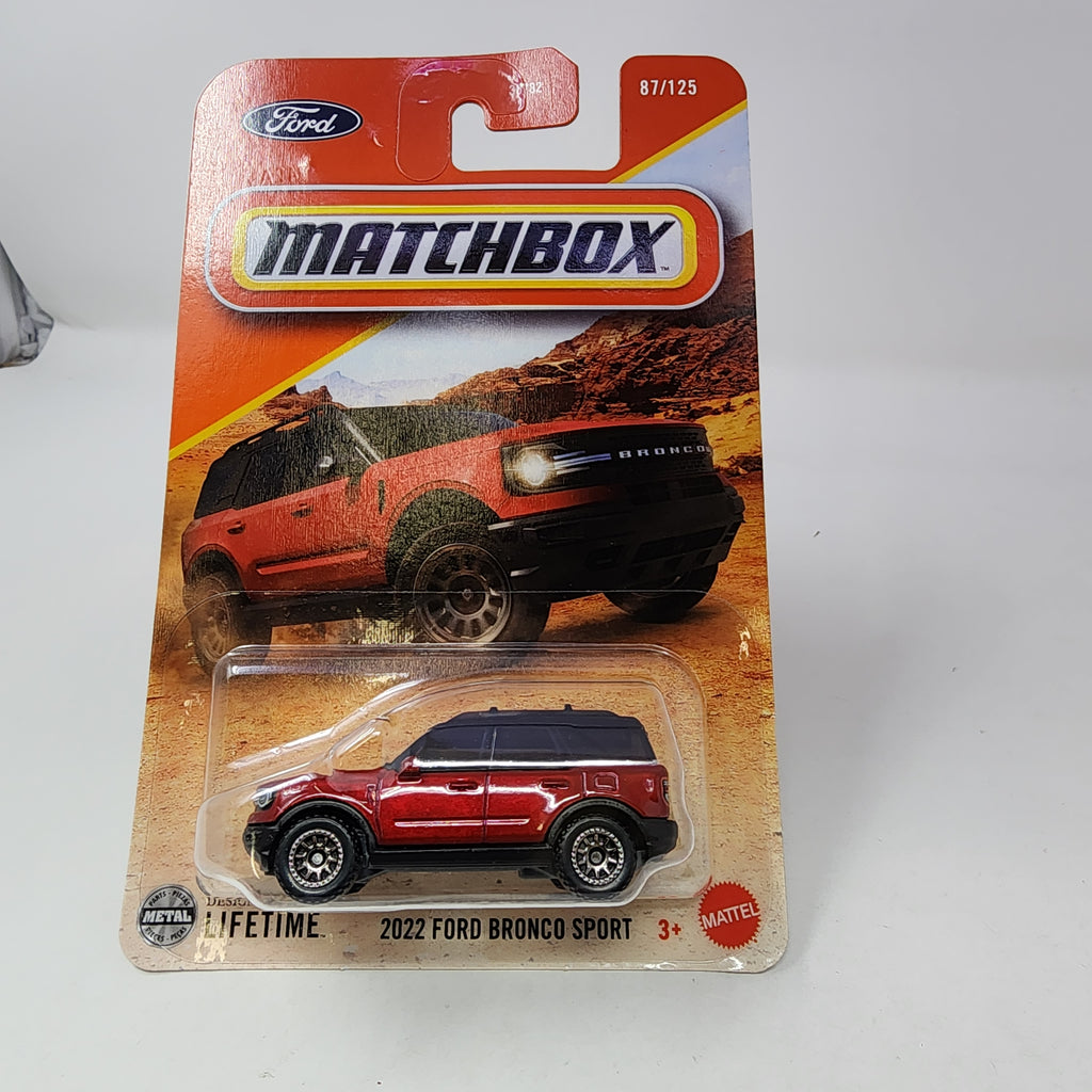 Amazon.com: Matchbox 2022 Ford Bronco Sport, 70 Year 10/100