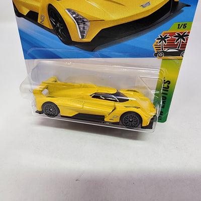 Cadillac Project GTP Hypercar #99 * Yellow * 2025 Hot Wheels Case E