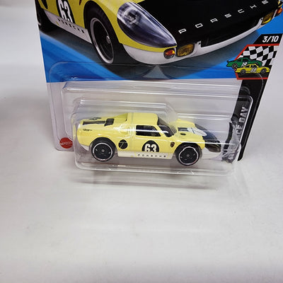 Porsche 904 Carrera GTS #100 * Yellow * 2025 Hot Wheels Case E