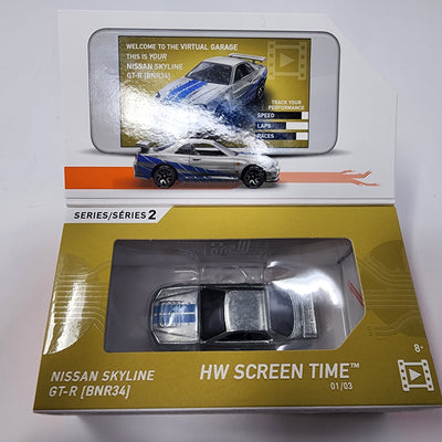 Nissan Skyline GT-R BNR34 Fast & Furious * Hot Wheels ID Car Series