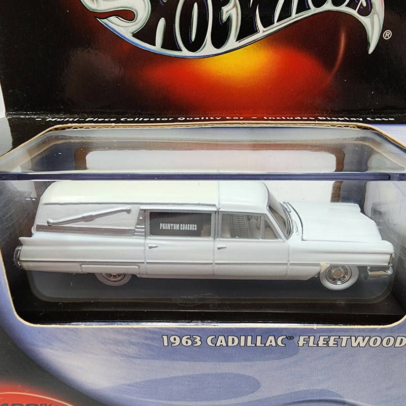 1963 Cadillac Fleetwood * White * Hot Wheels 100% Black Box