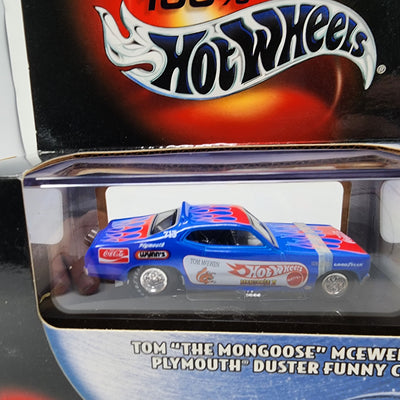 Tom McEwen's Plymouth Duster Funny Car * Hot Wheels 100% Black Box