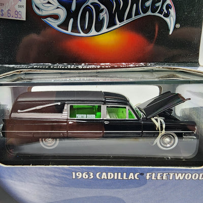 1963 Cadillac Fleetwood * BLACK * Hot Wheels 100% Black Box